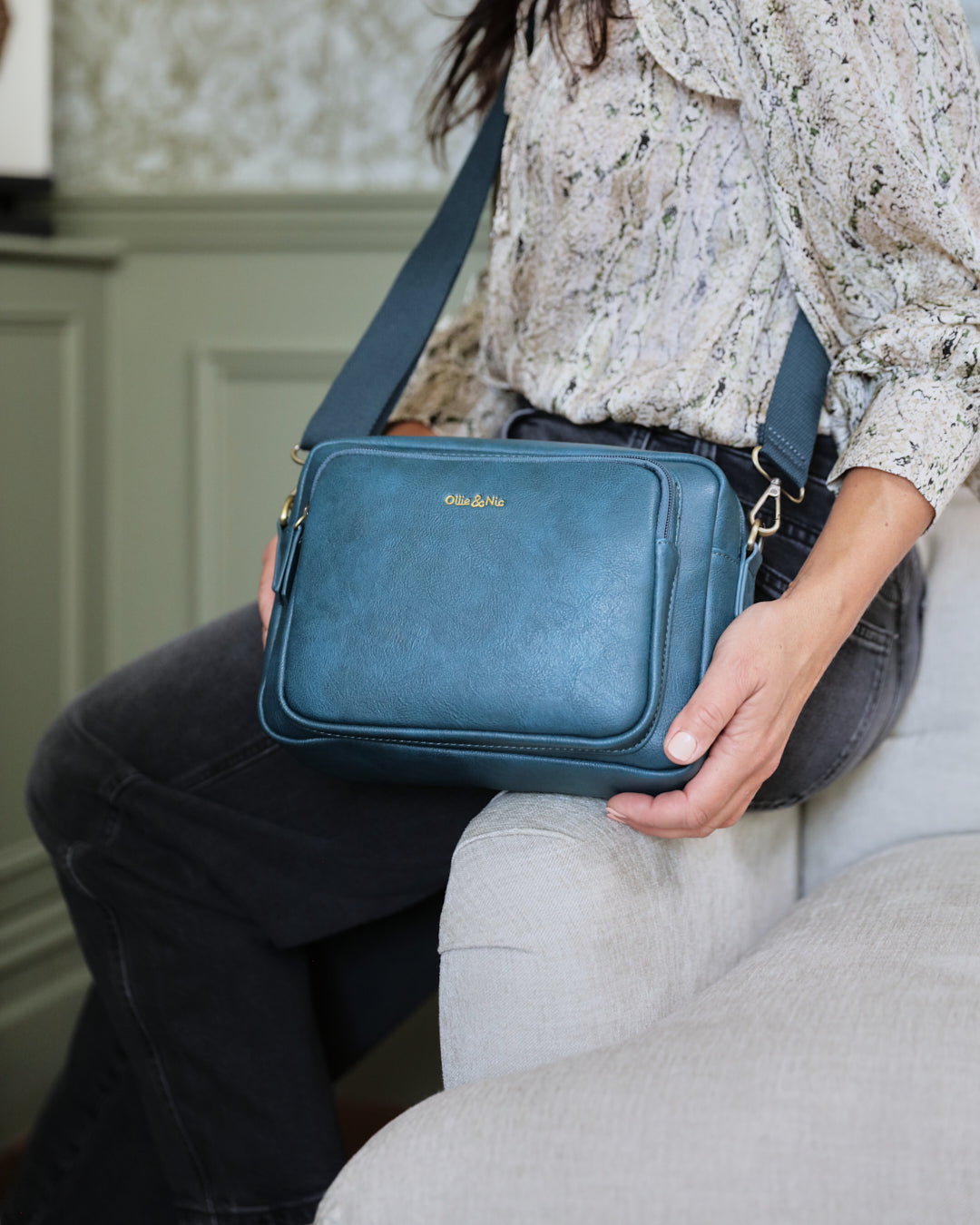 Bertie Maxi Crossbody - Teal