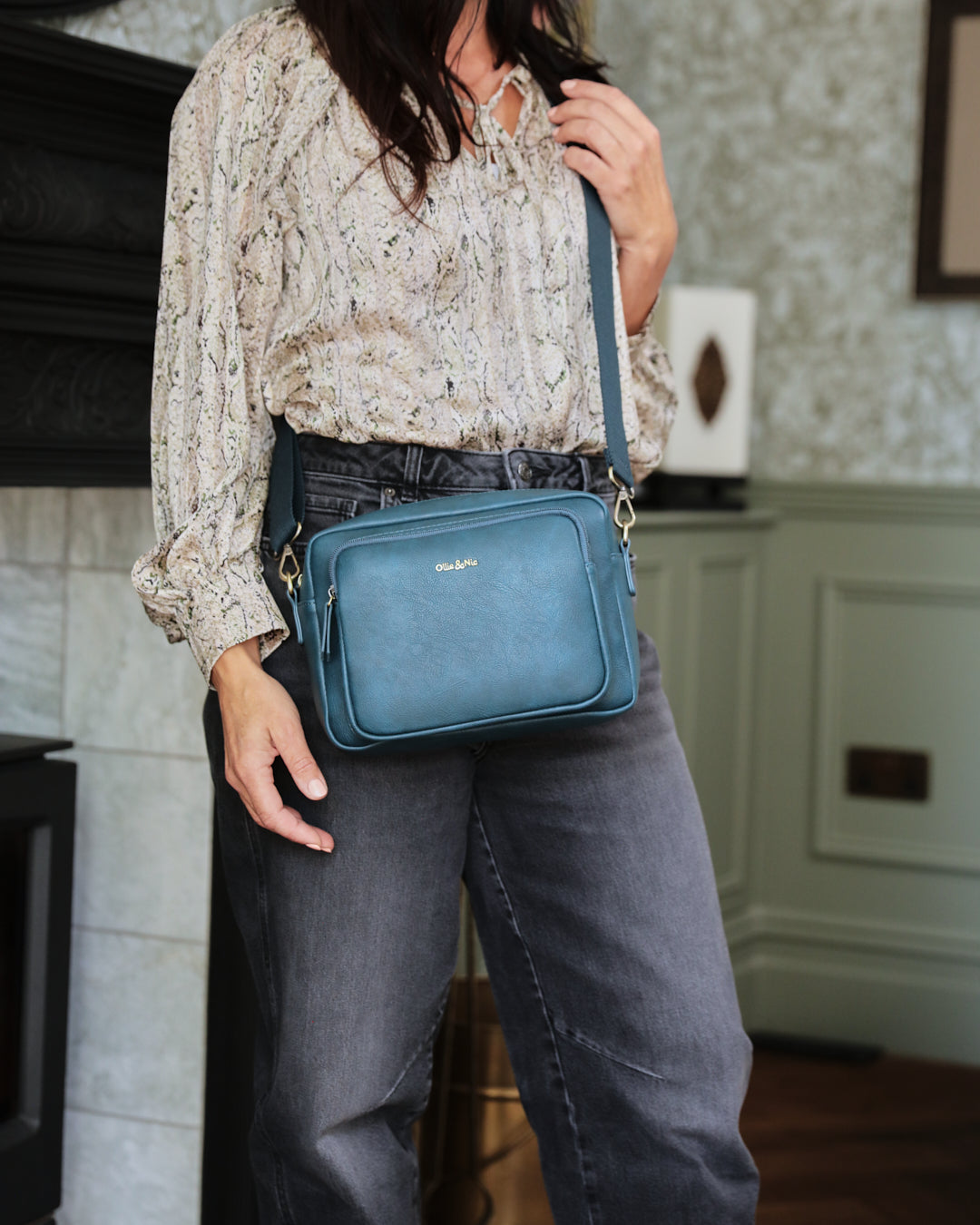 Bertie Maxi Crossbody - Teal