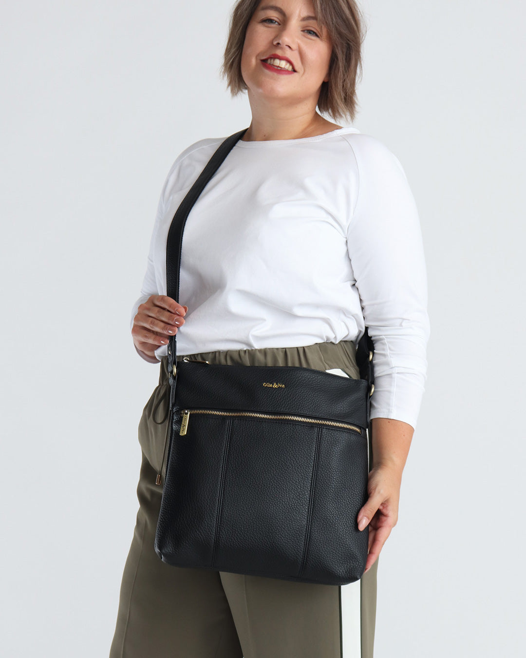 Blake Large Crossbody - Black