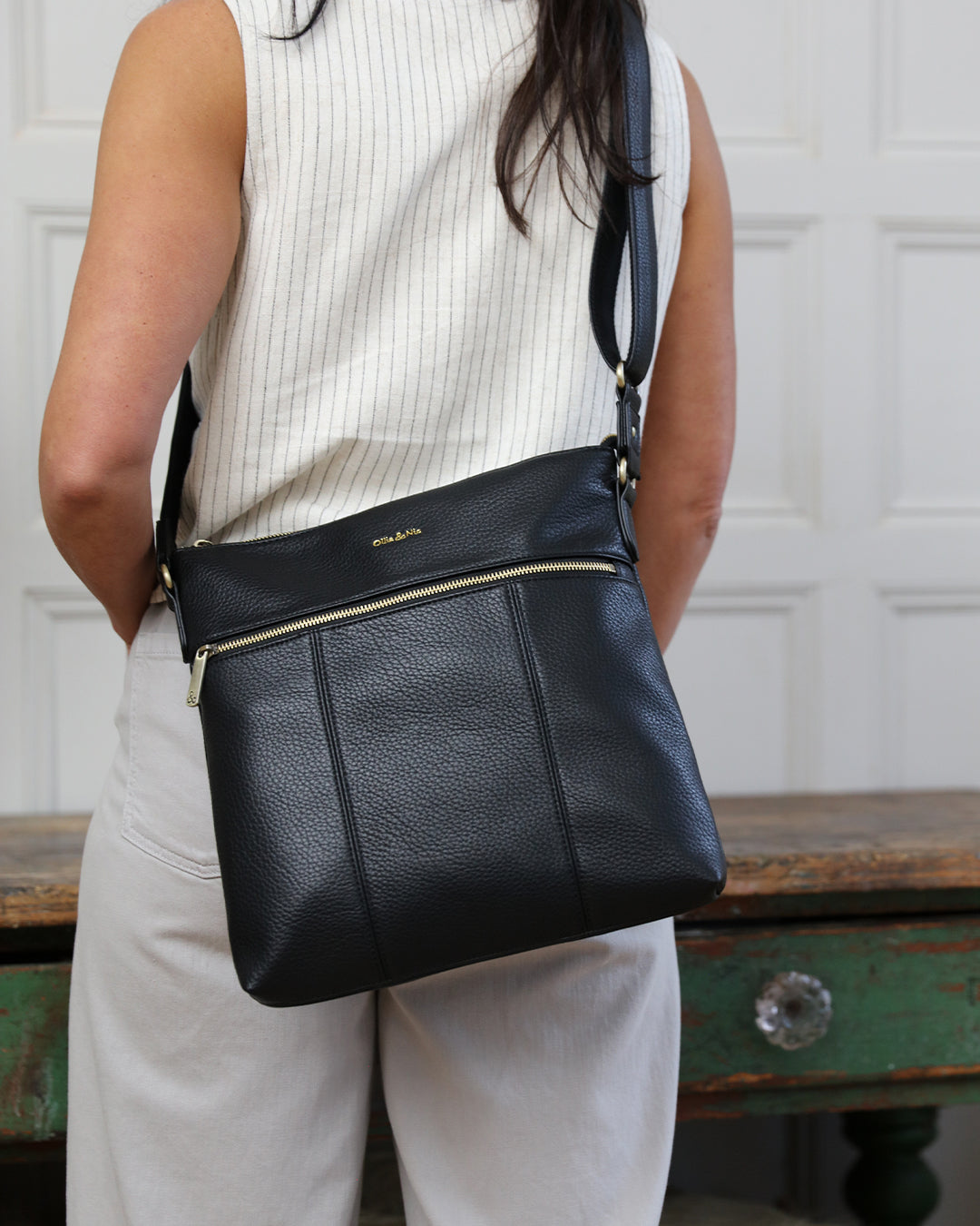 Blake Large Crossbody - Black