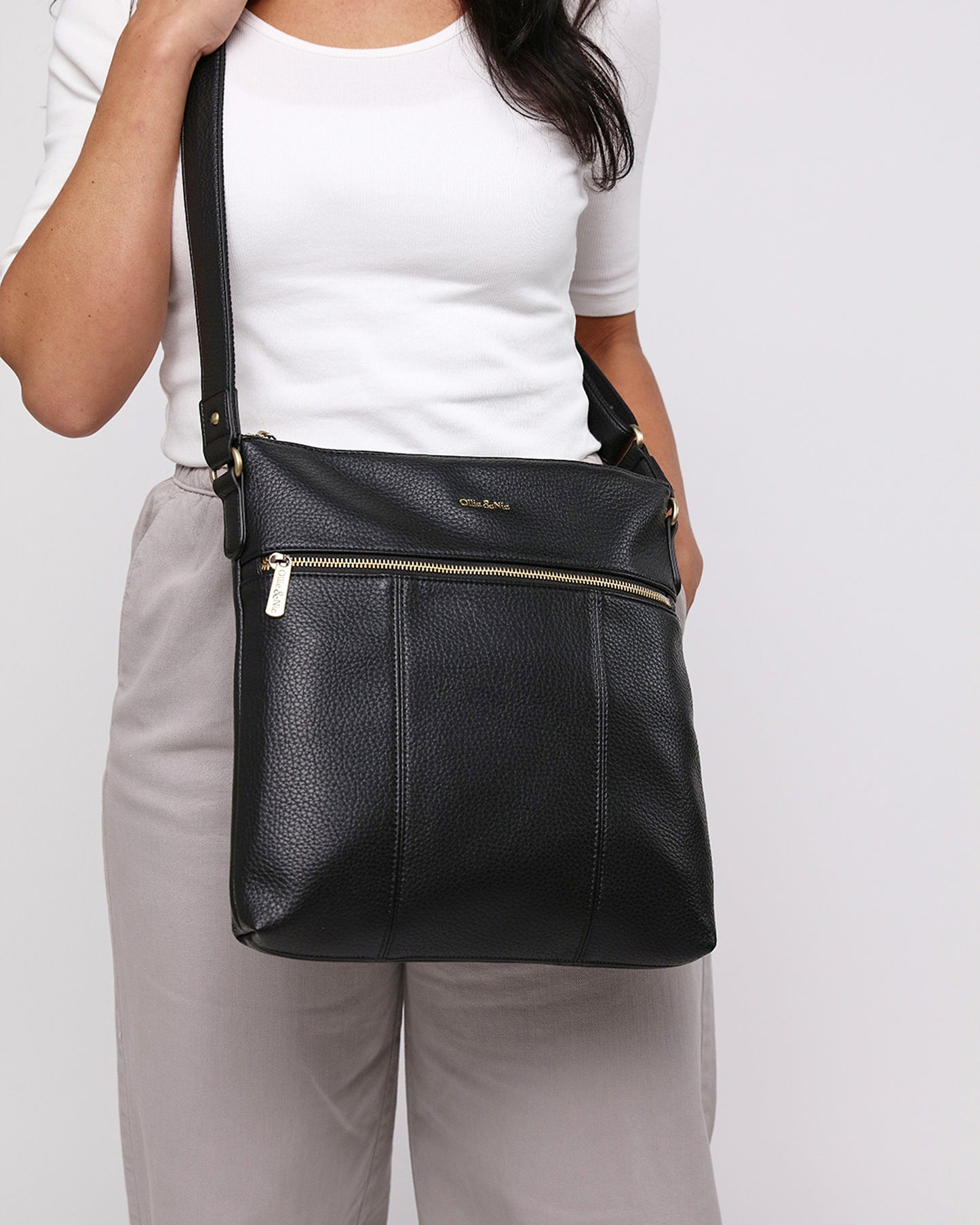 Blake Large Crossbody - Black