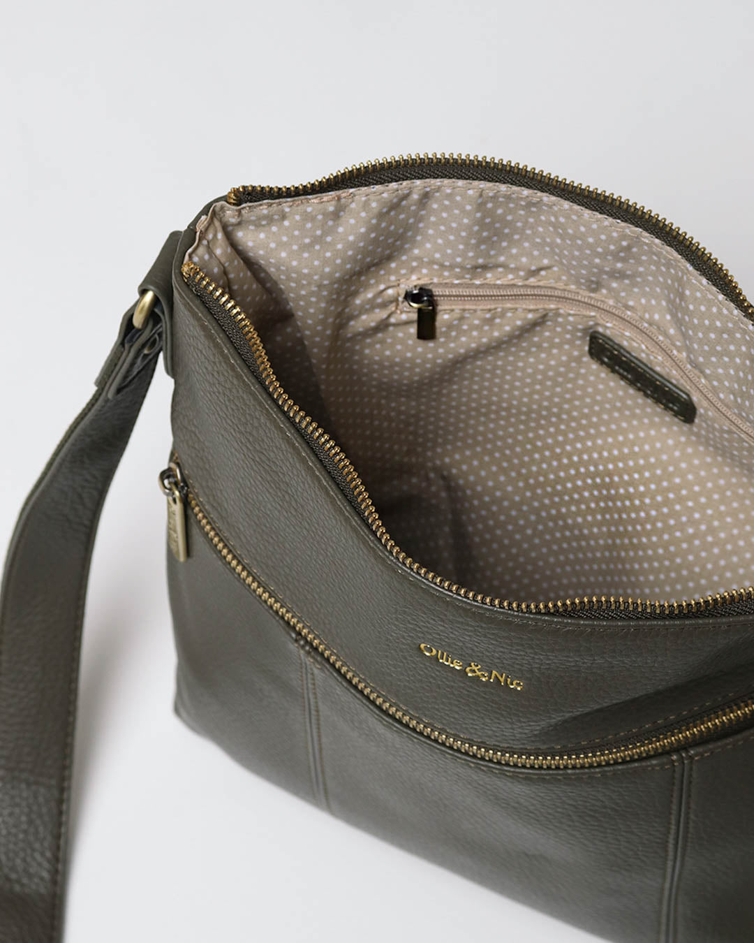 Blake Large Crossbody - Khaki