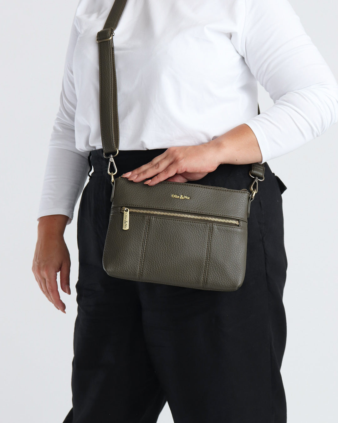Blake Mini Crossbody - Khaki