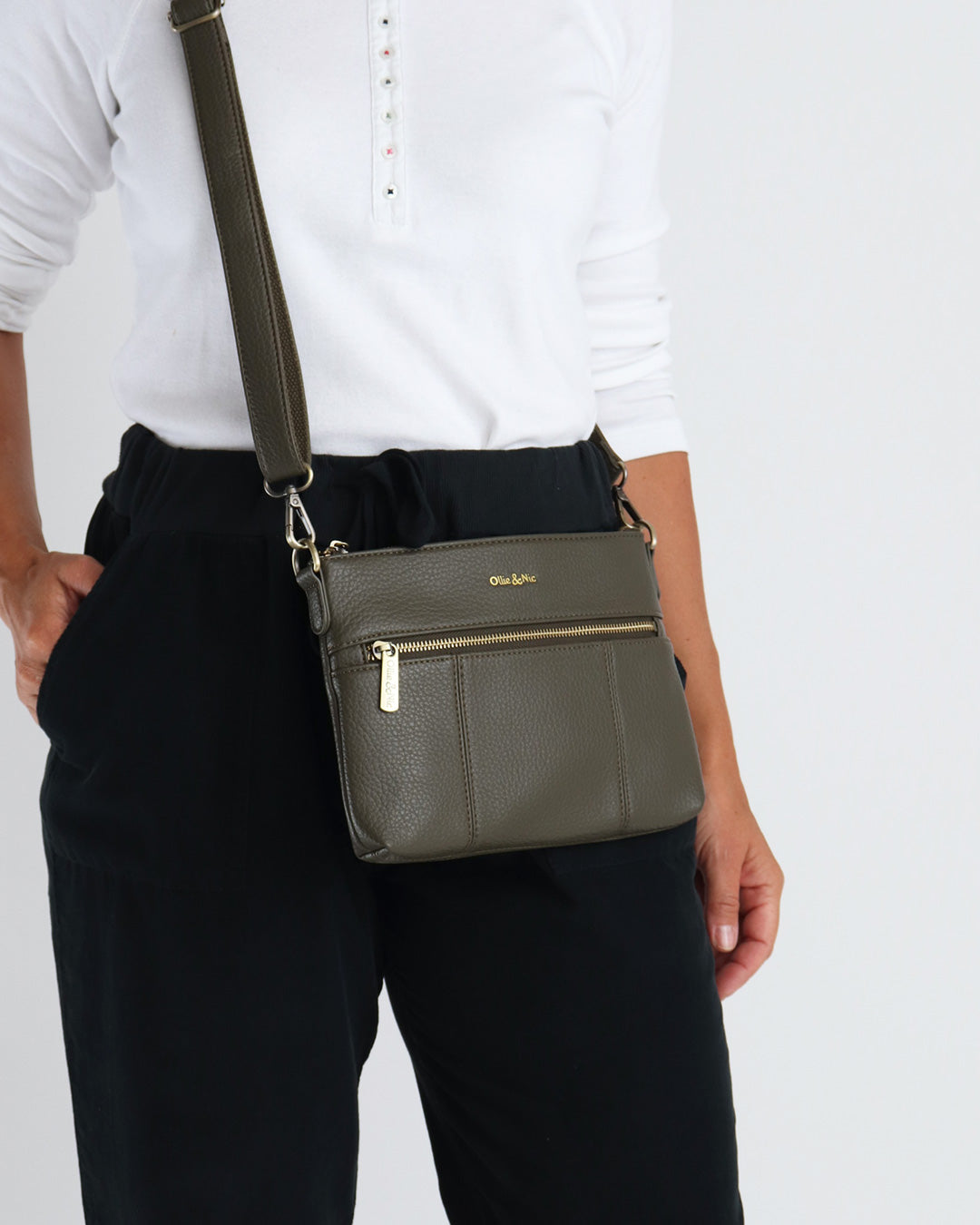Blake Mini Crossbody - Khaki
