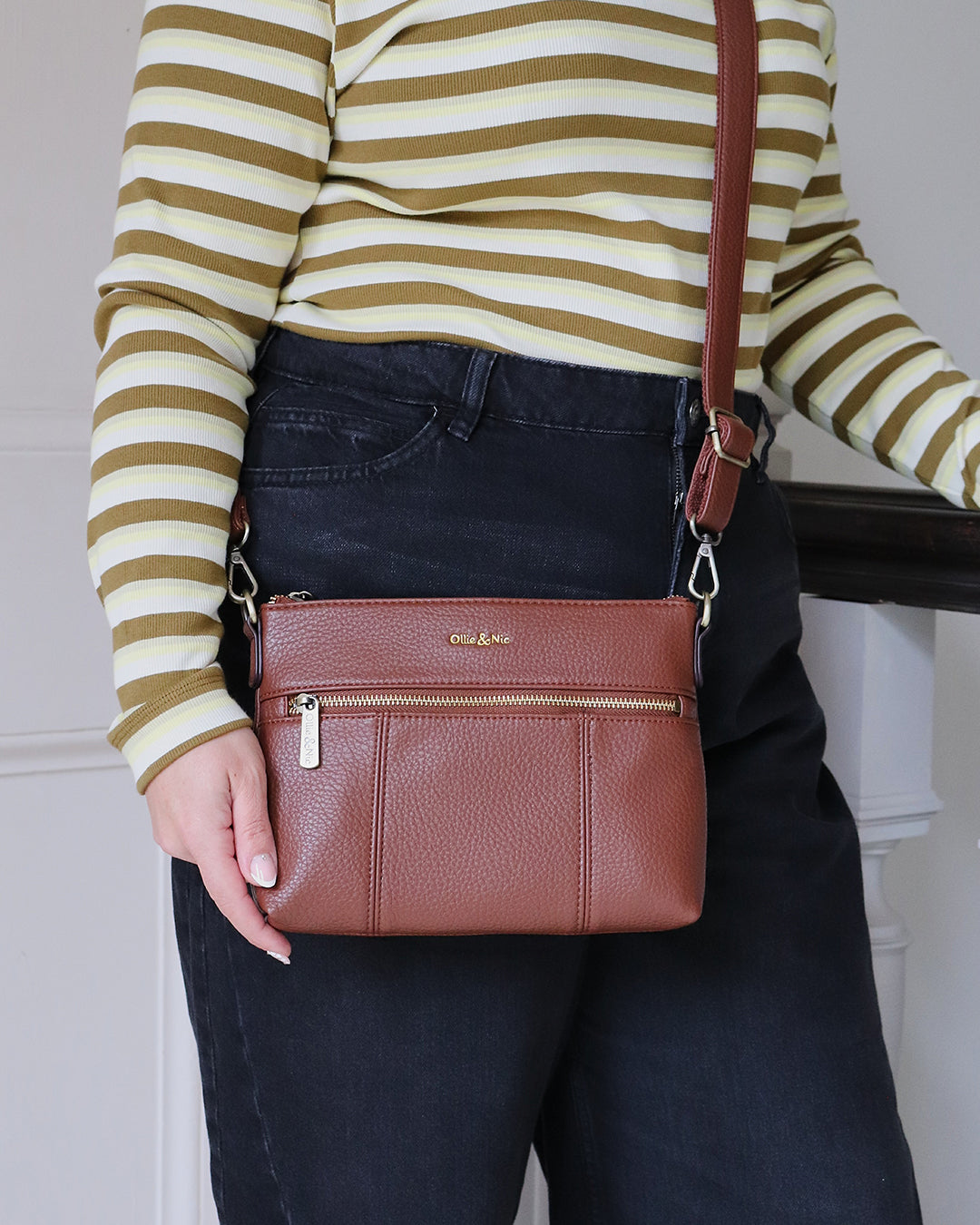 Blake Mini Crossbody - Tan