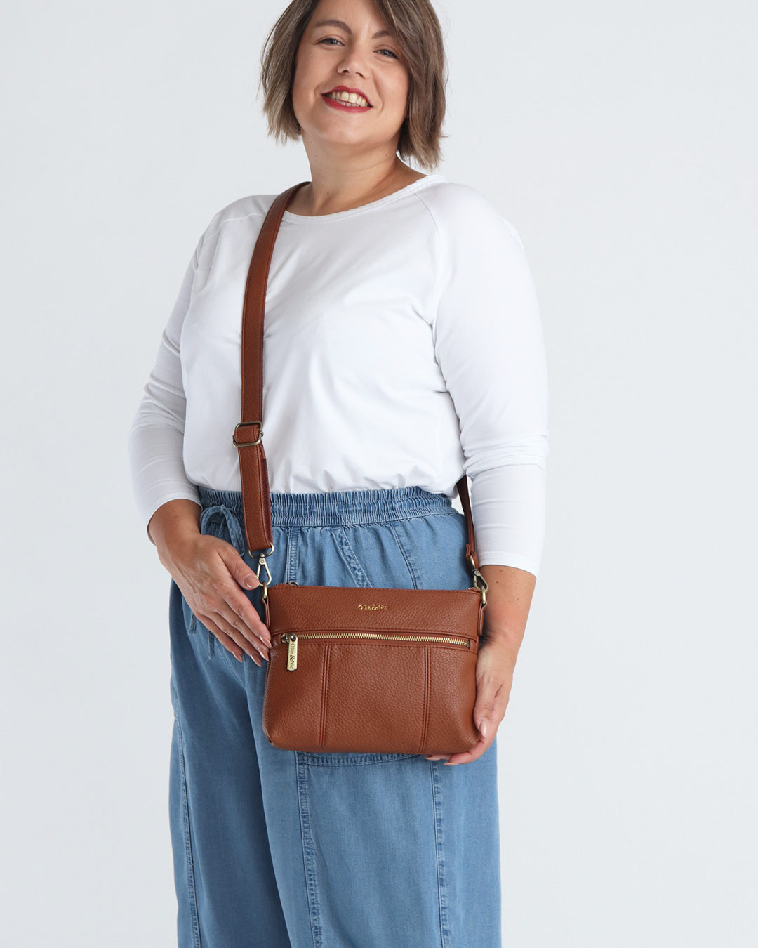 Blake Mini Crossbody - Tan
