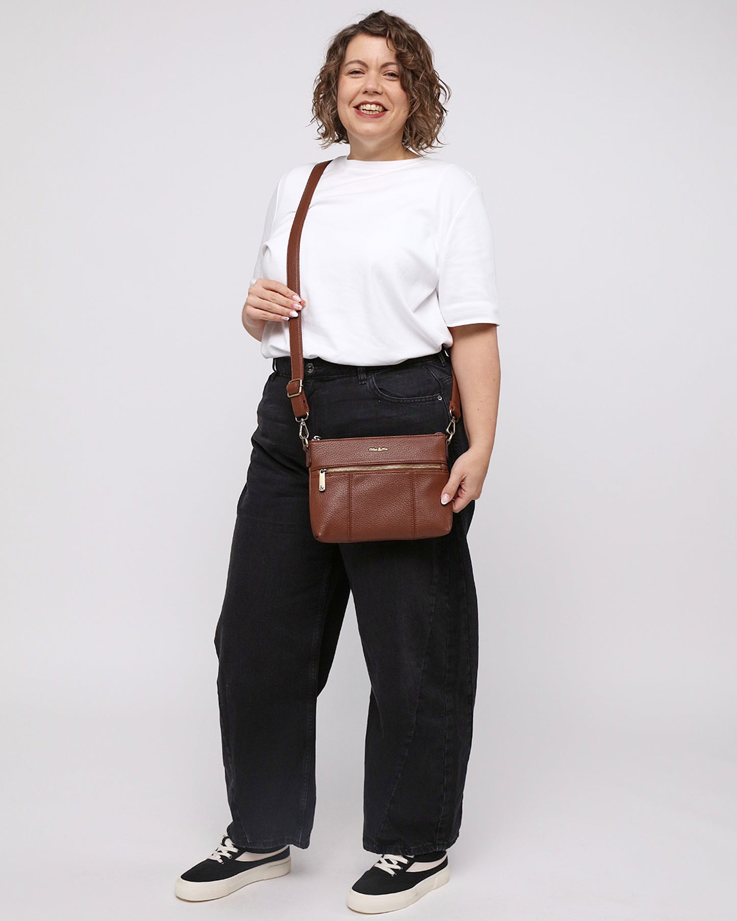 Blake Mini Crossbody - Tan