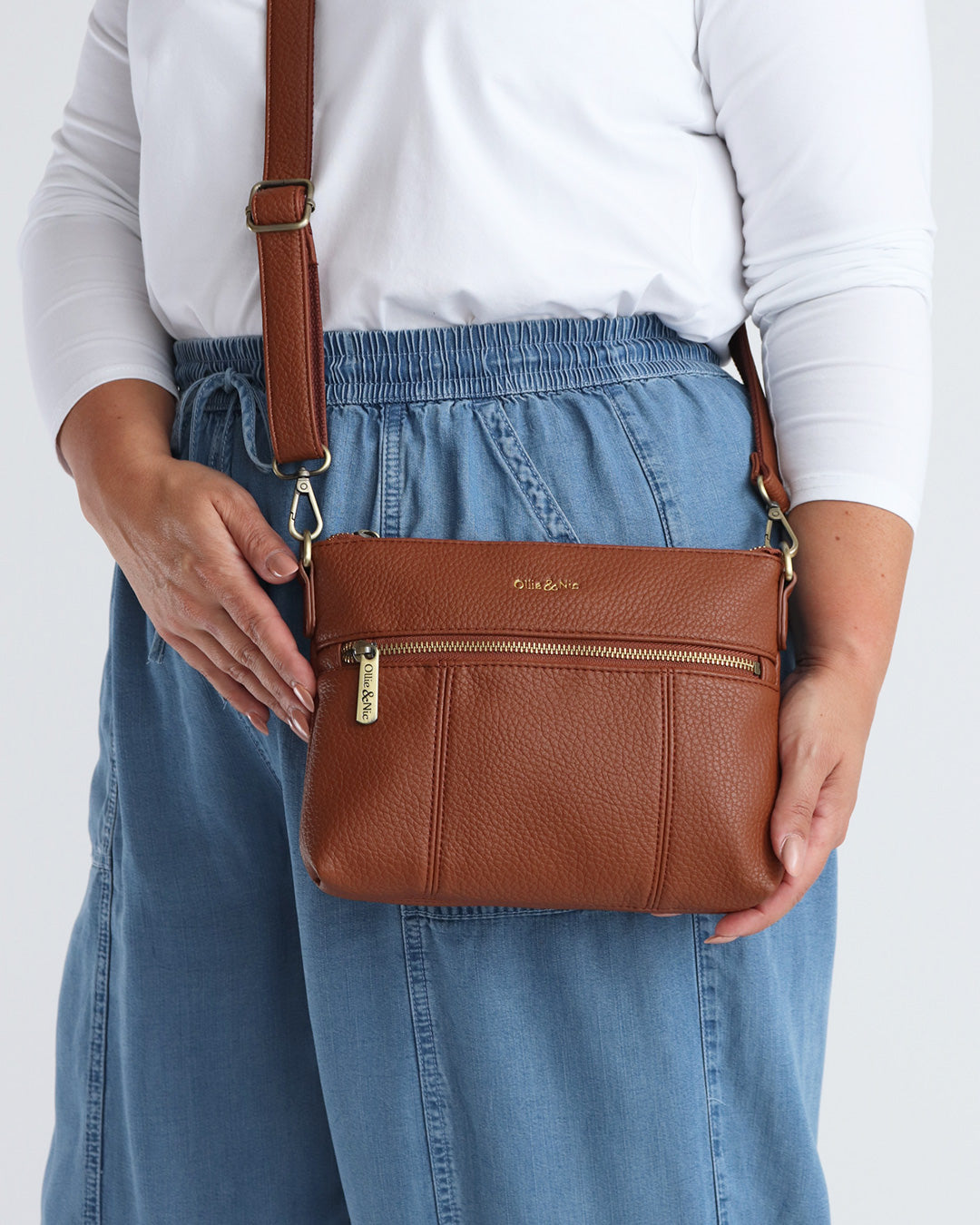 Blake Mini Crossbody - Tan