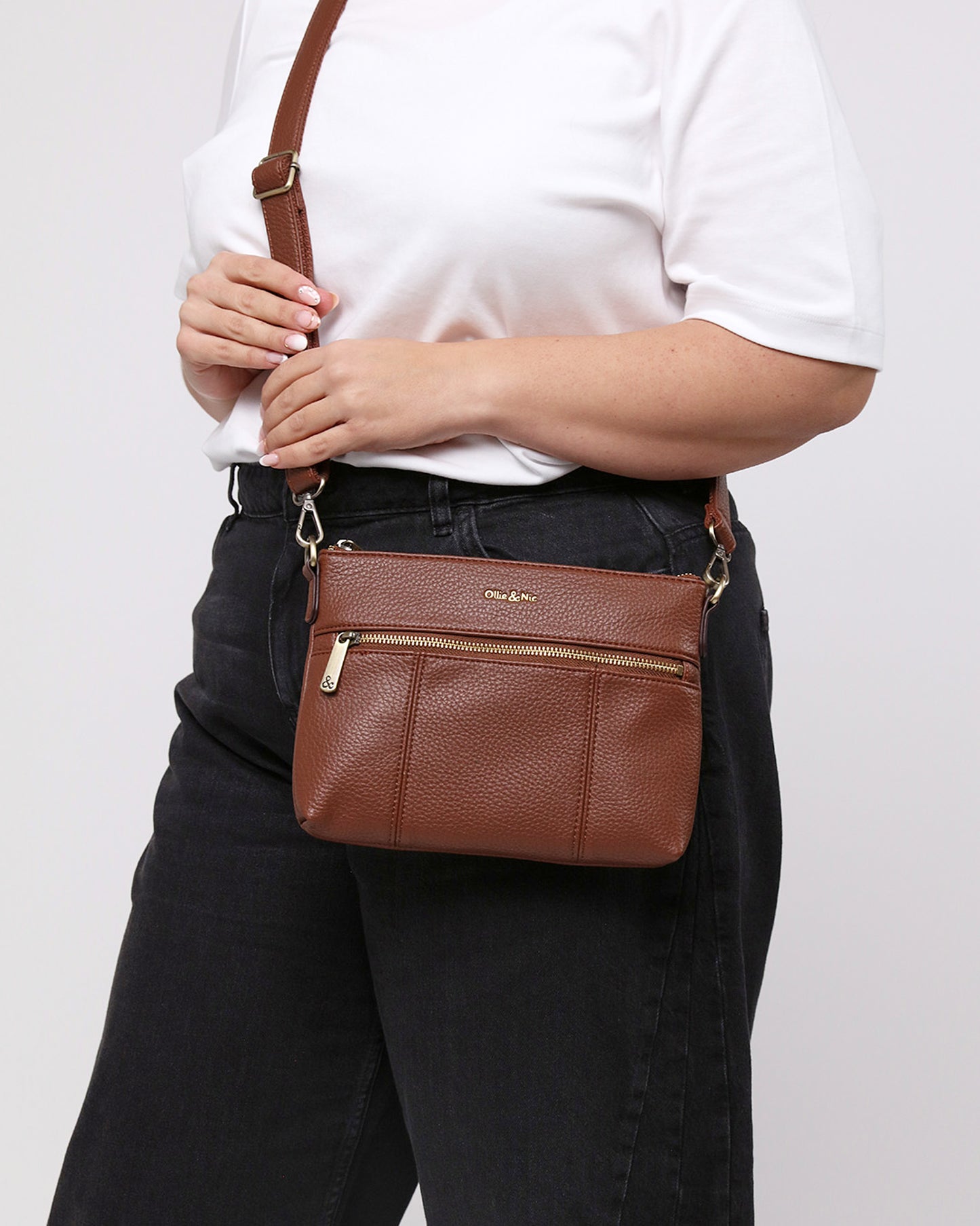 Blake Mini Crossbody - Tan