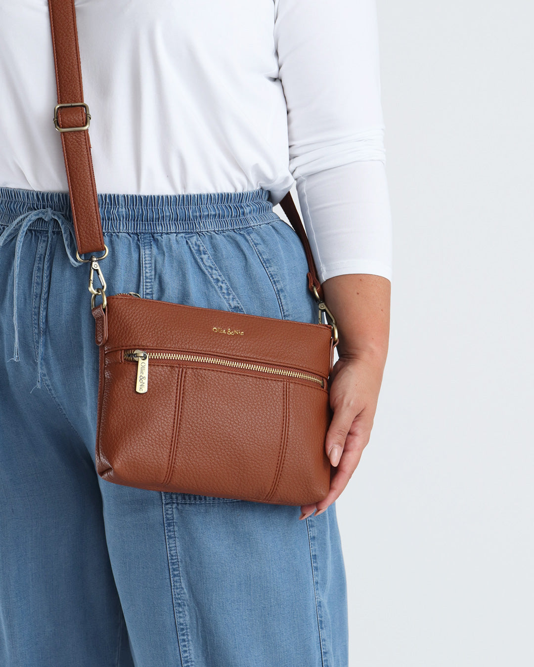 Blake Mini Crossbody - Tan