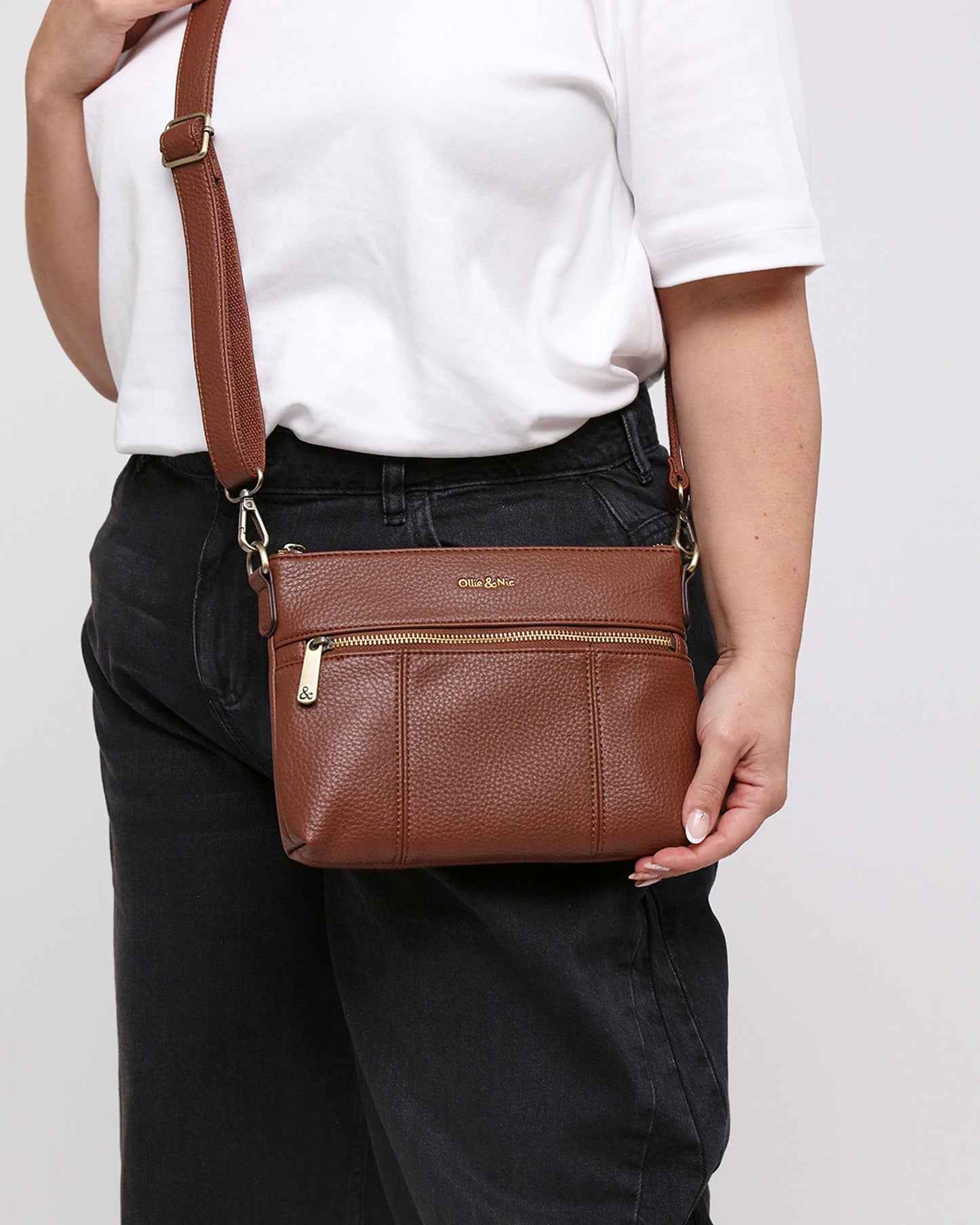 Blake Mini Crossbody - Tan