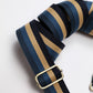 Blue Stripe Webbing Strap