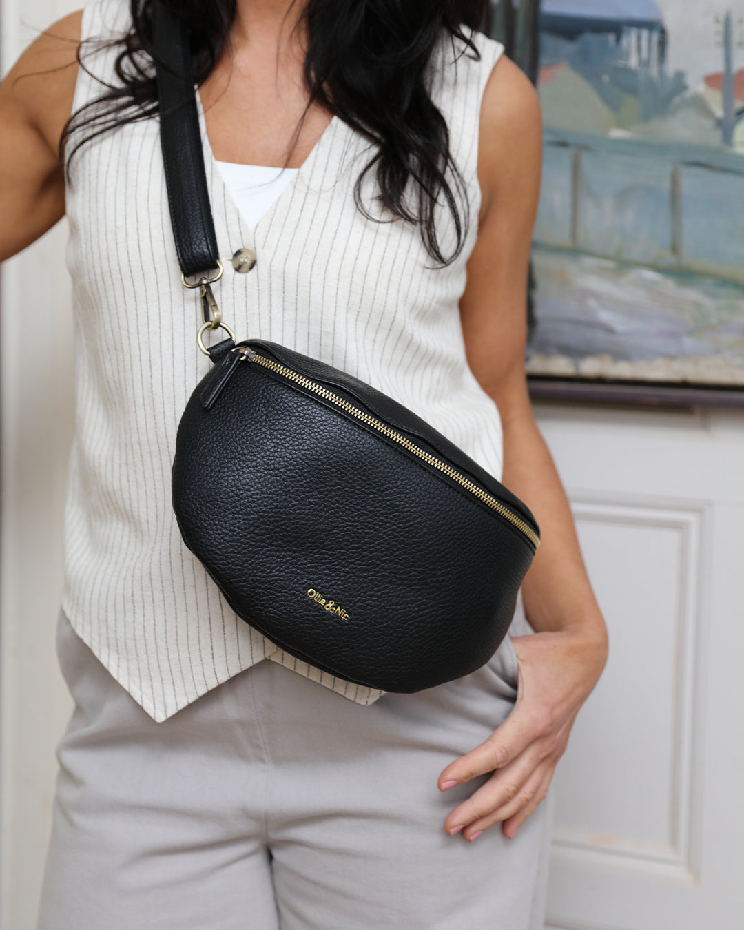 Brooke Belt Bag - Black