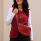 Brooke Belt Bag - Cherry Red