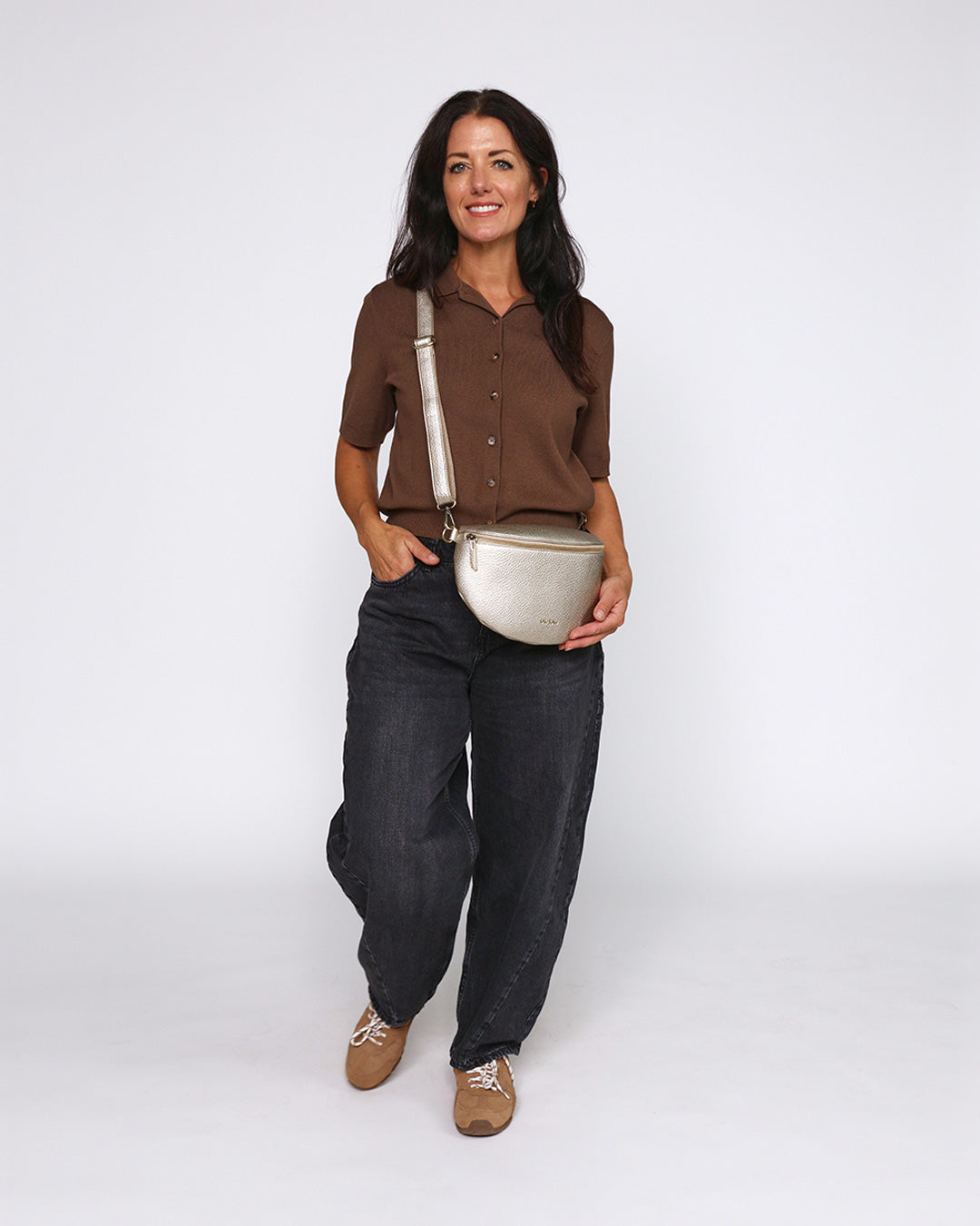 Brooke Belt Bag - Gold