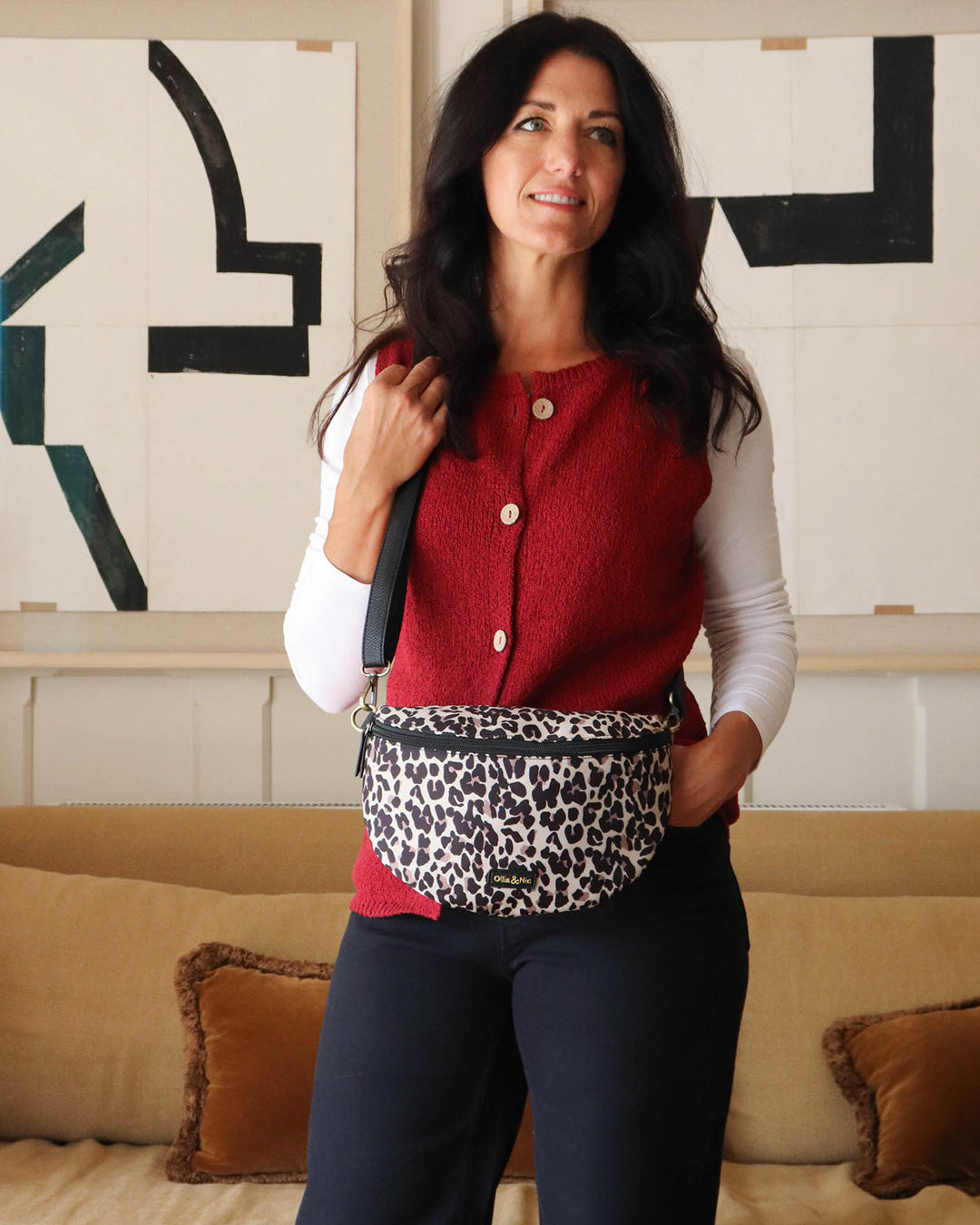 Brooke Belt Bag - Leopard