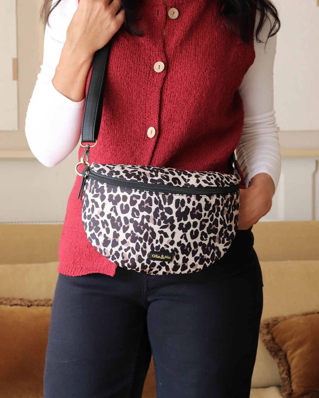 Brooke Belt Bag - Leopard