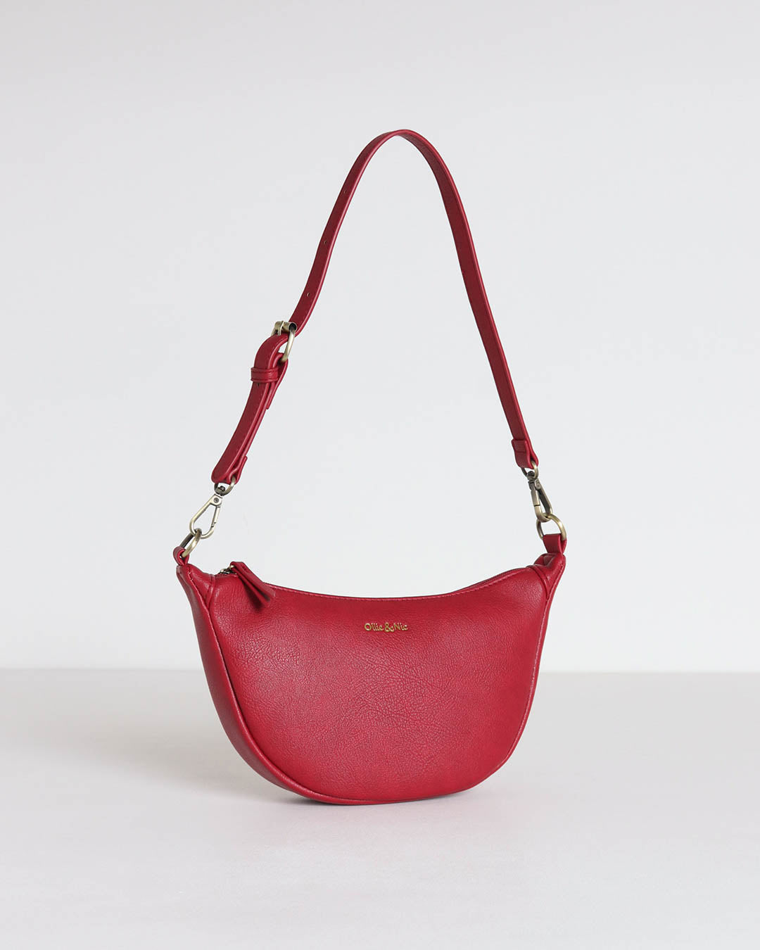 Carmen Mini Scoop Bag - Cherry Red