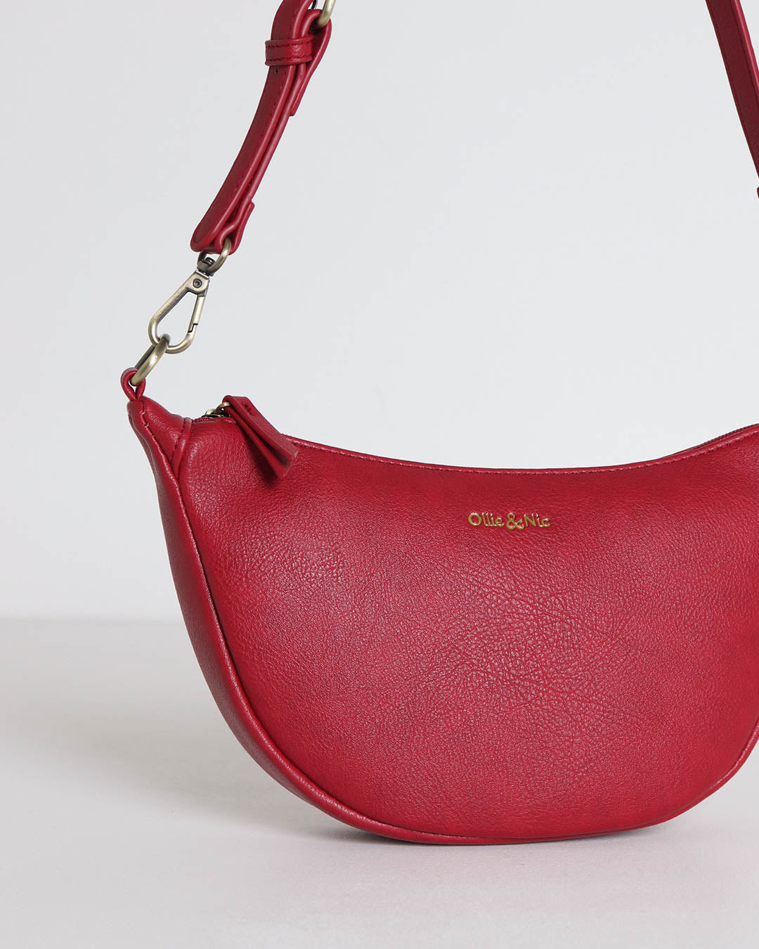 Carmen Mini Scoop Bag - Cherry Red