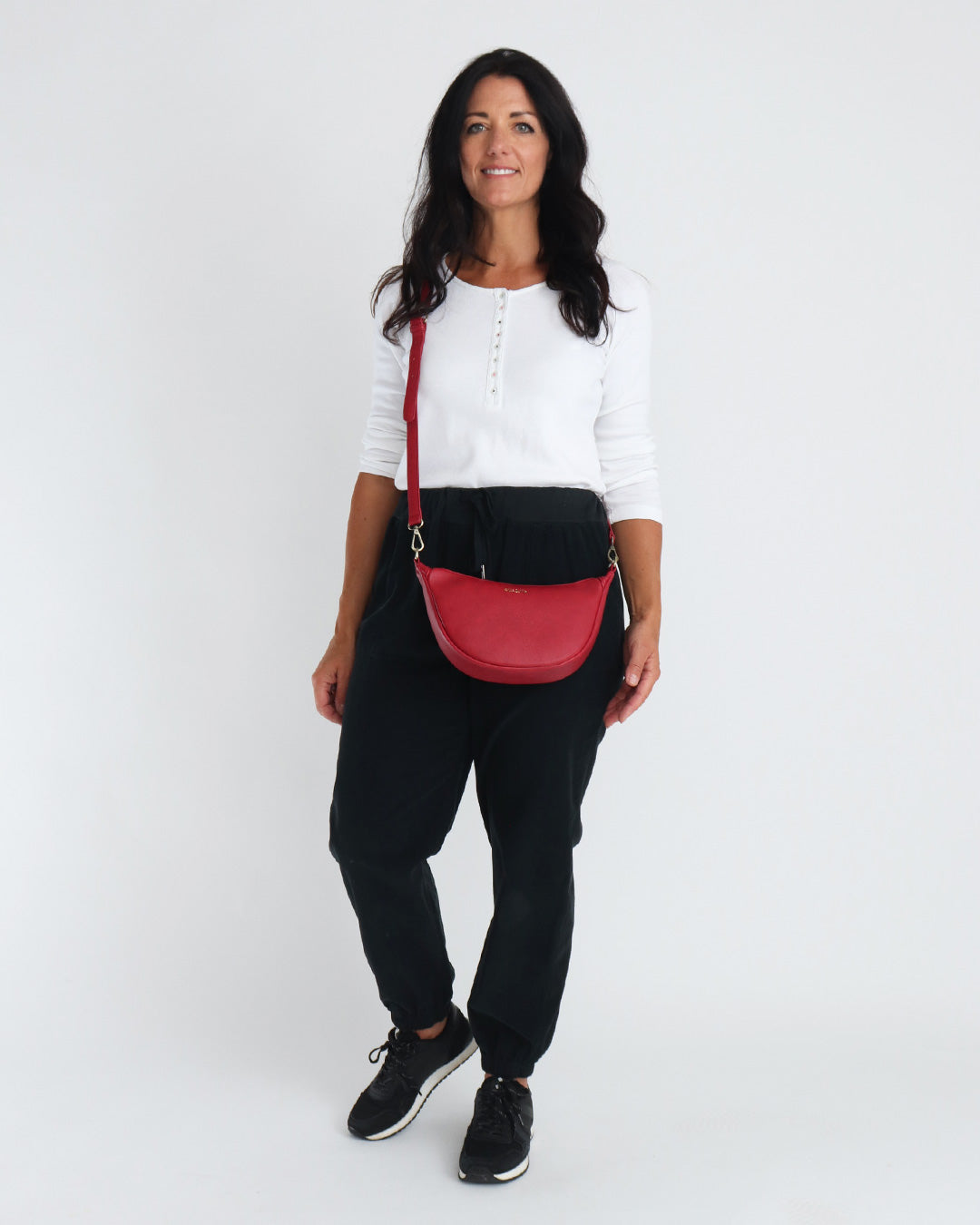 Carmen Mini Scoop Bag - Cherry Red