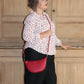 Carmen Mini Scoop Bag - Cherry Red