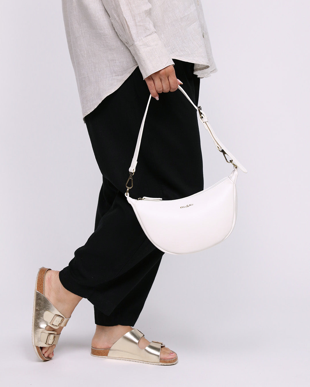 Carmen Mini Scoop Bag - Ivory