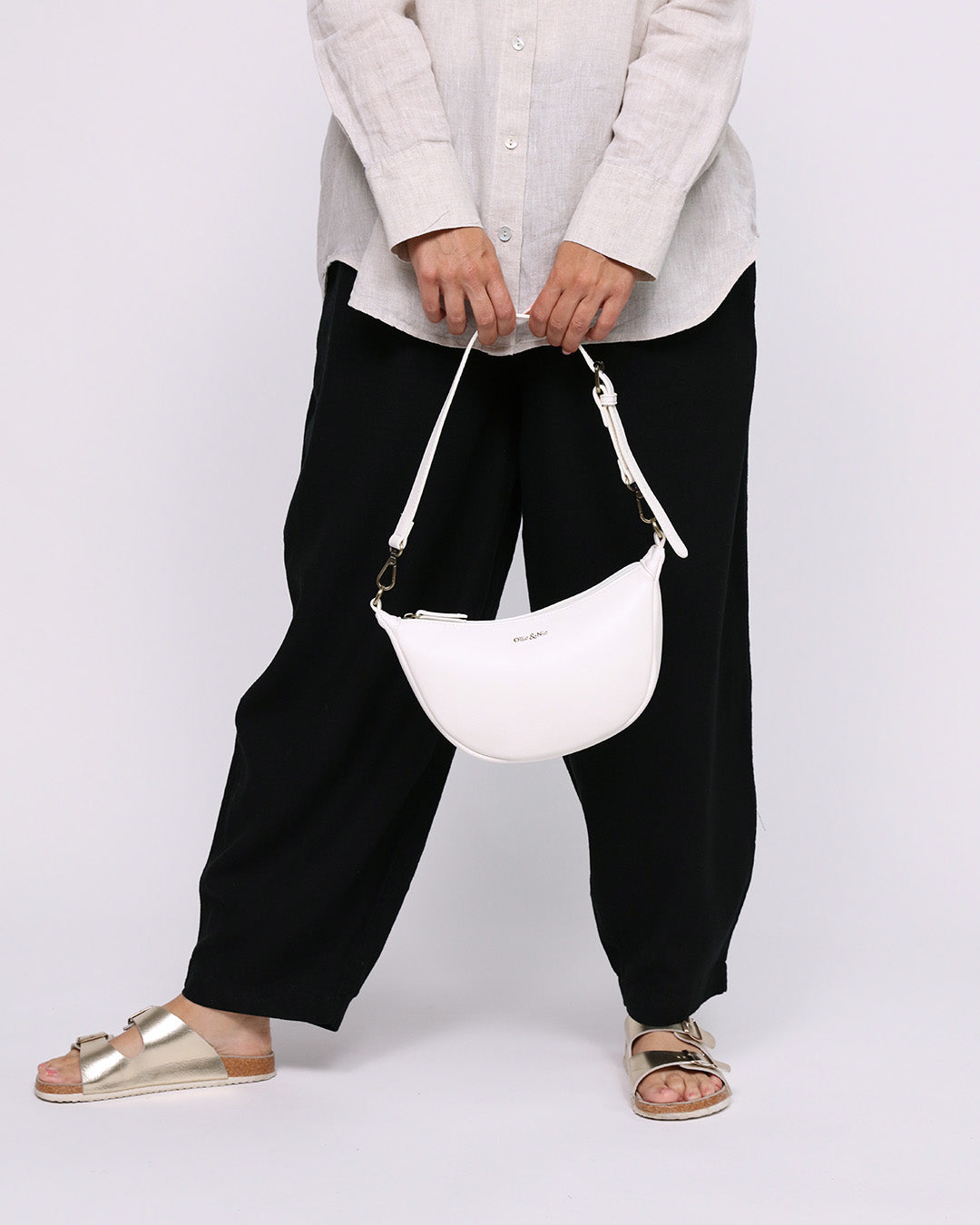 Carmen Mini Scoop Bag - Ivory