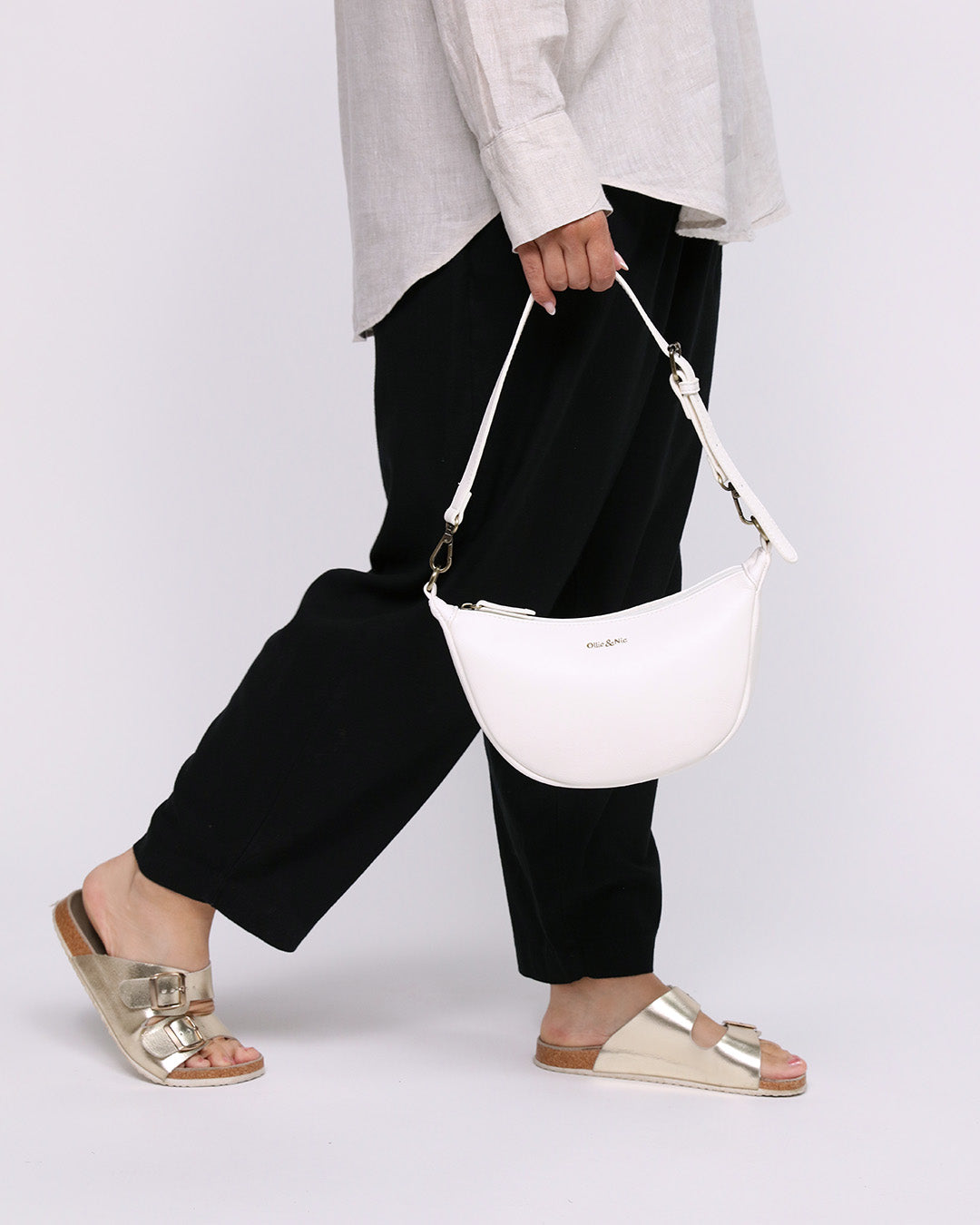 Carmen Mini Scoop Bag - Ivory