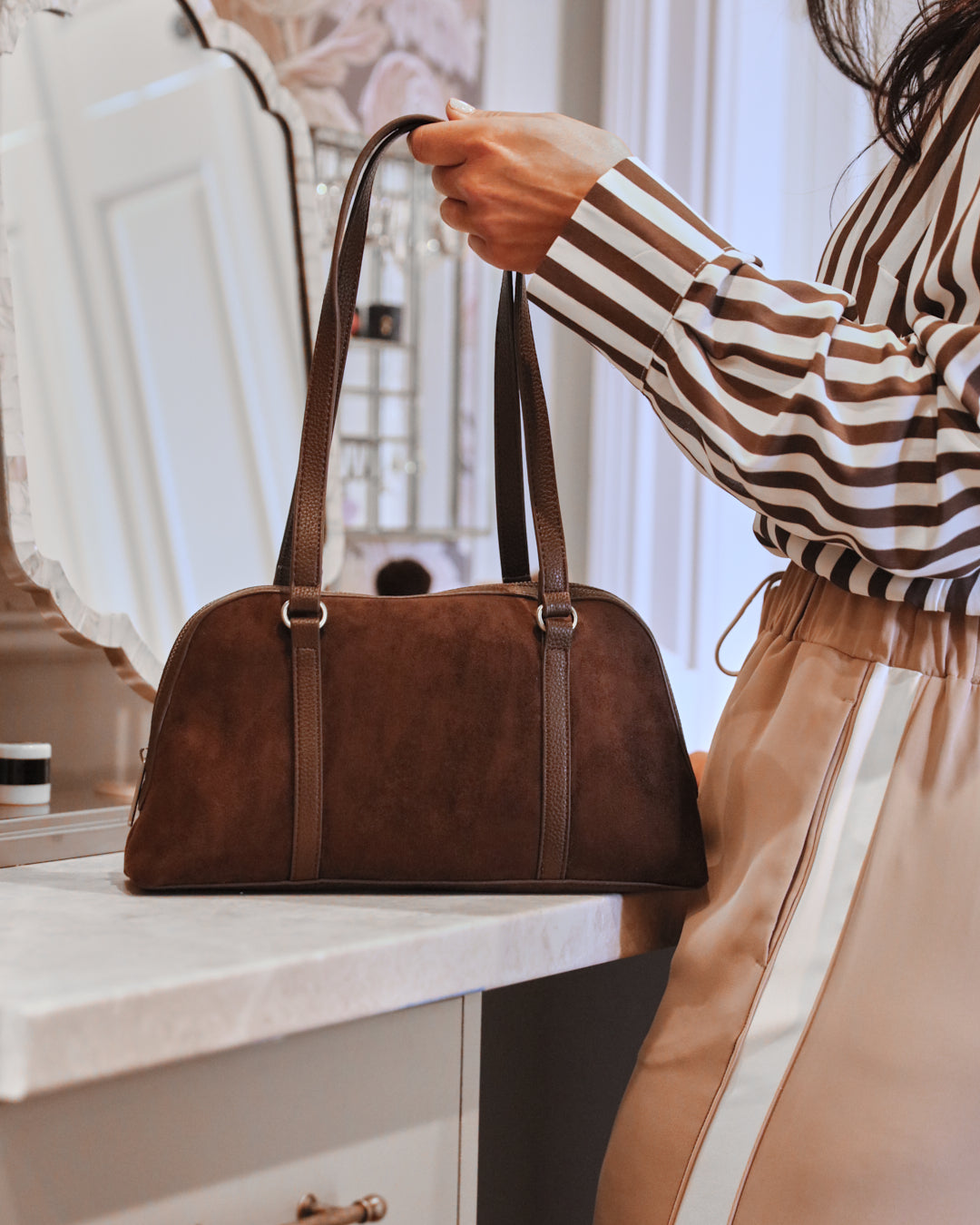 Cate Shoulder Bag - Chocolate