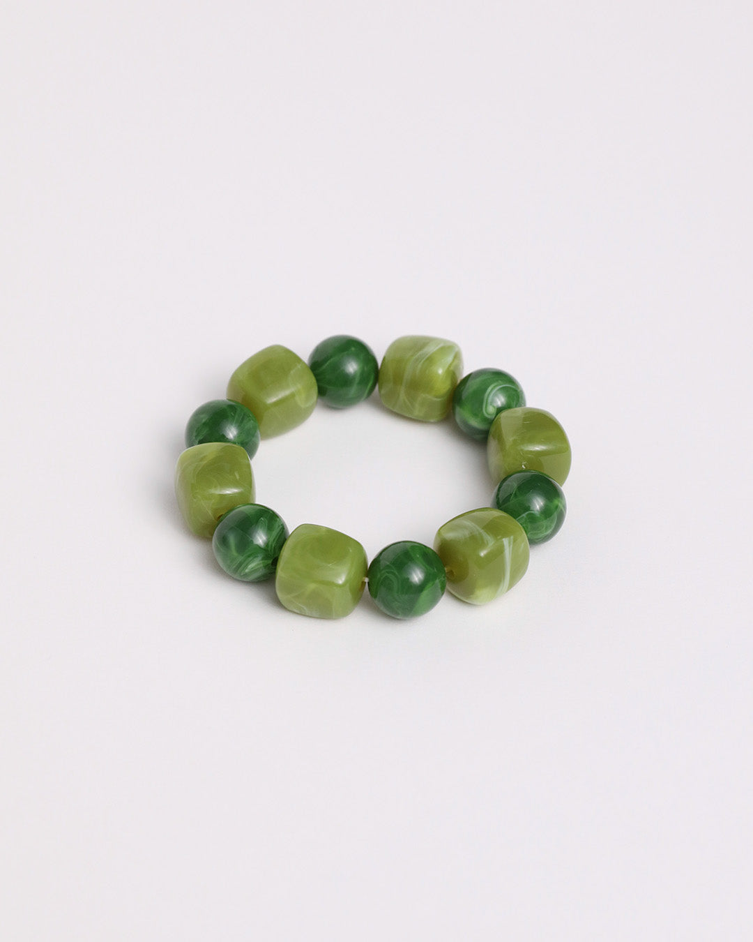 Chunky Bead Bracelet - Green