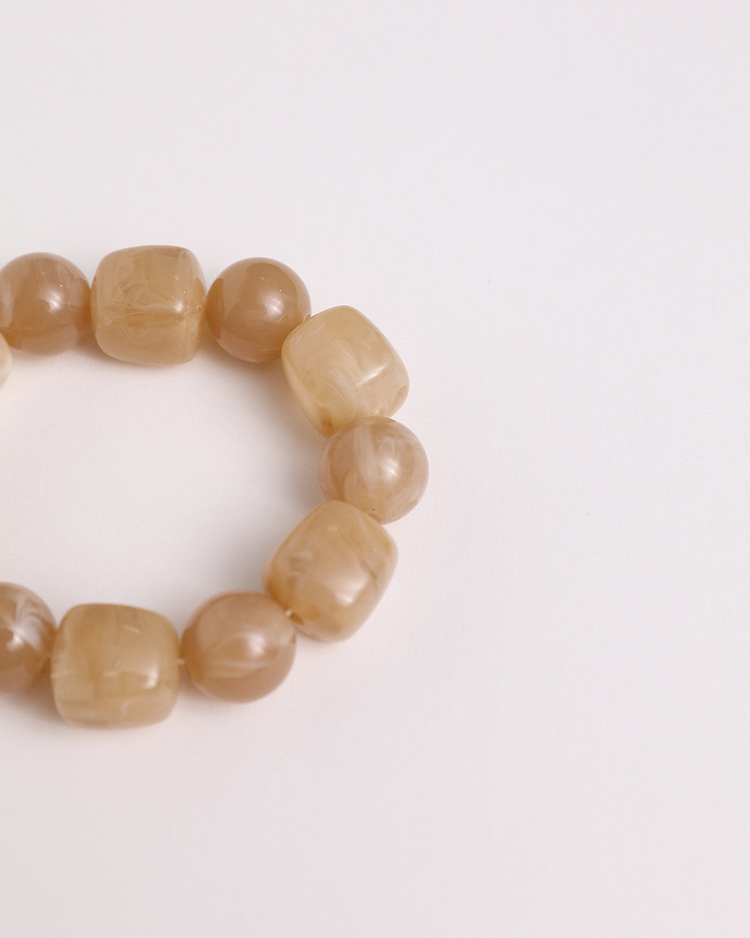 Chunky Bead Bracelet - Natural