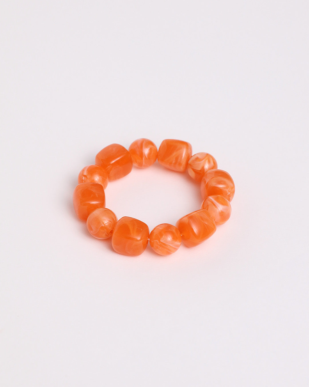 Chunky Bead Bracelet - Orange
