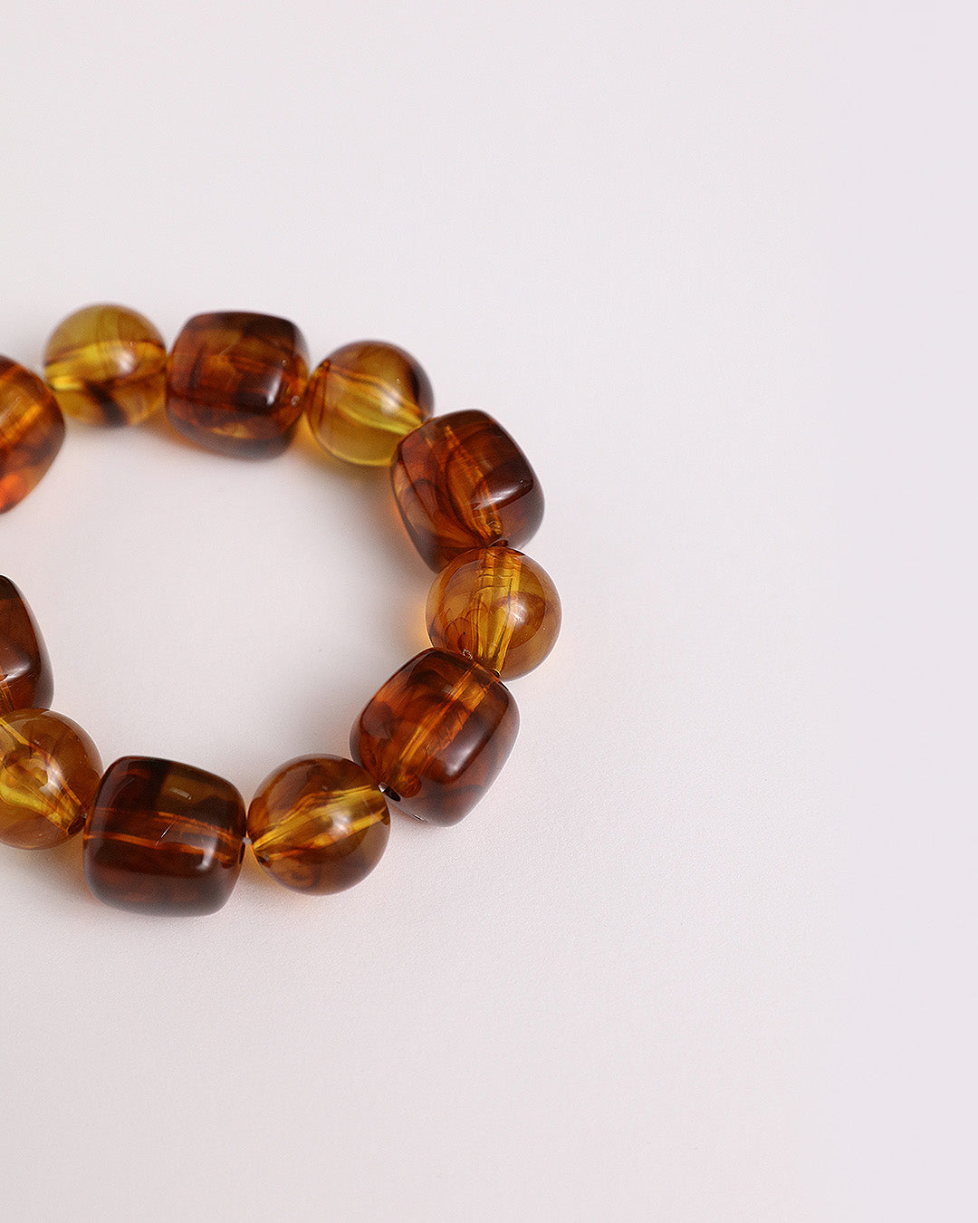 Chunky Bead Bracelet - Tortoiseshell