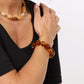 Chunky Bead Bracelet - Tortoiseshell