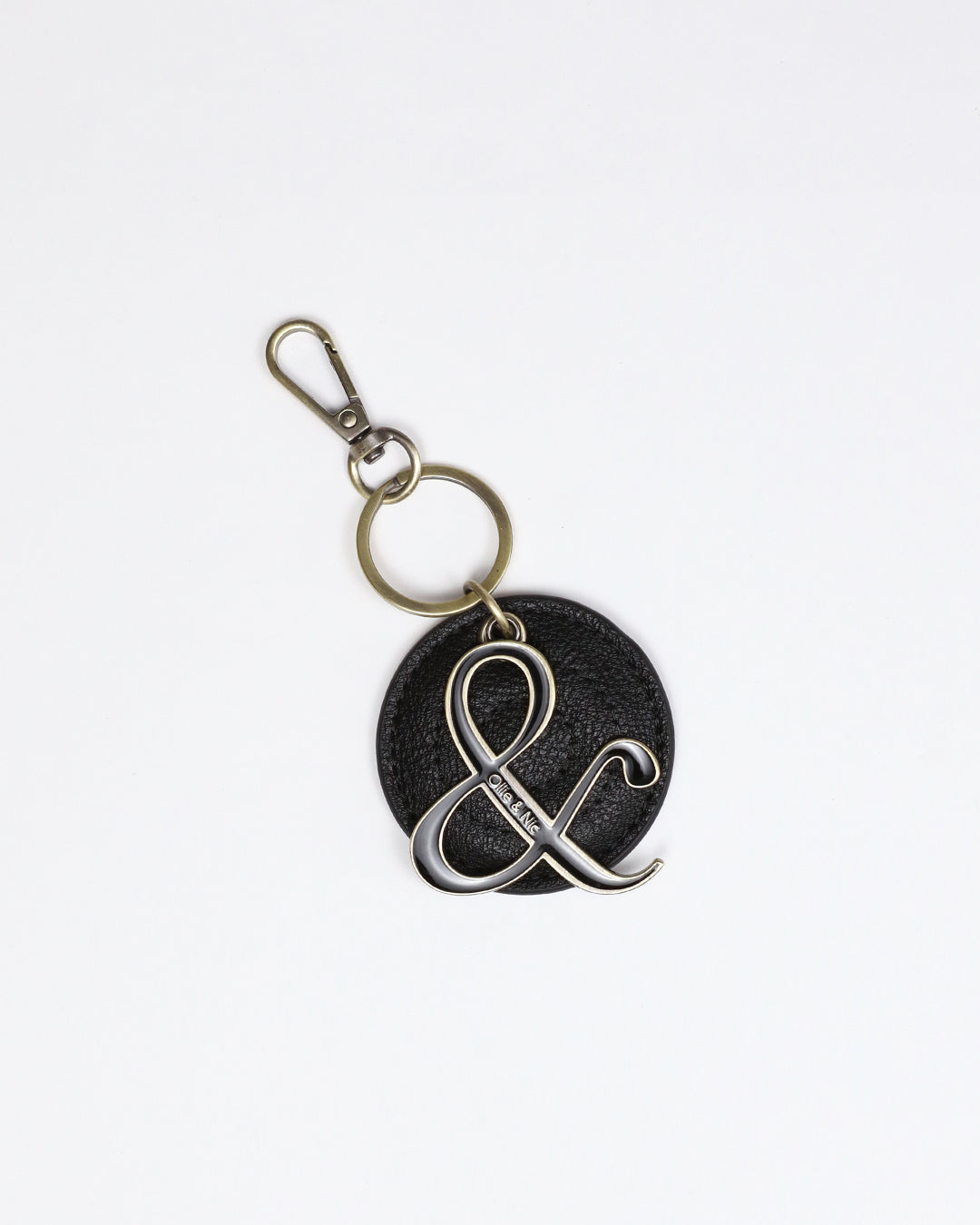 Circle Bag Charm - Black