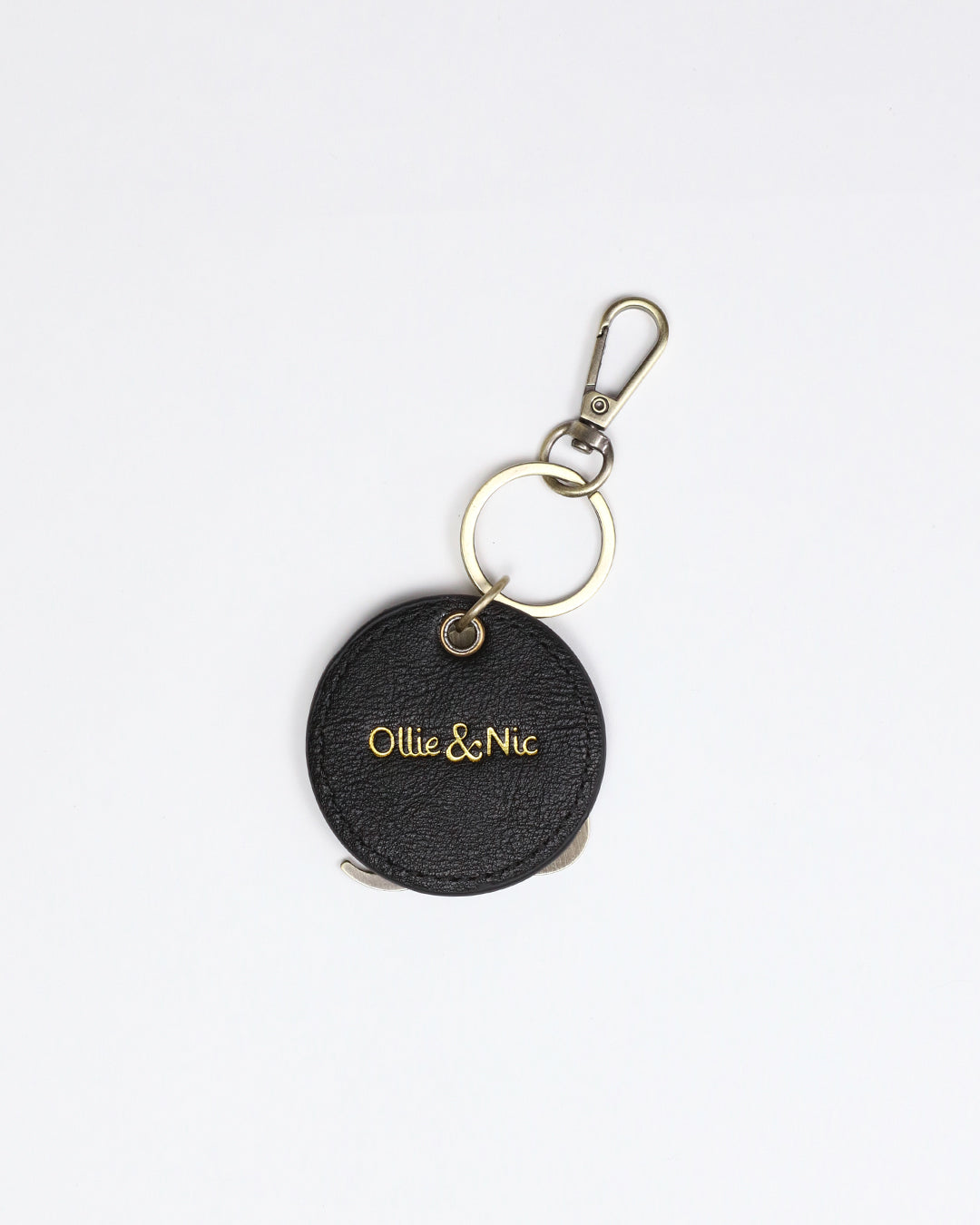 Circle Bag Charm - Black