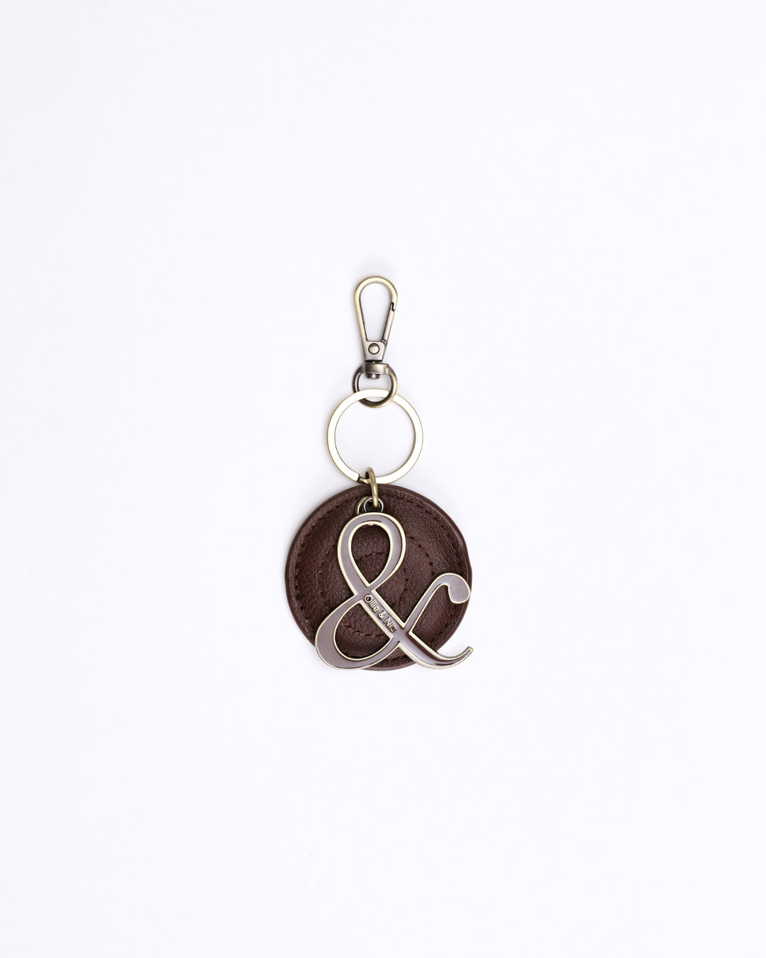 Circle Bag Charm - Chocolate