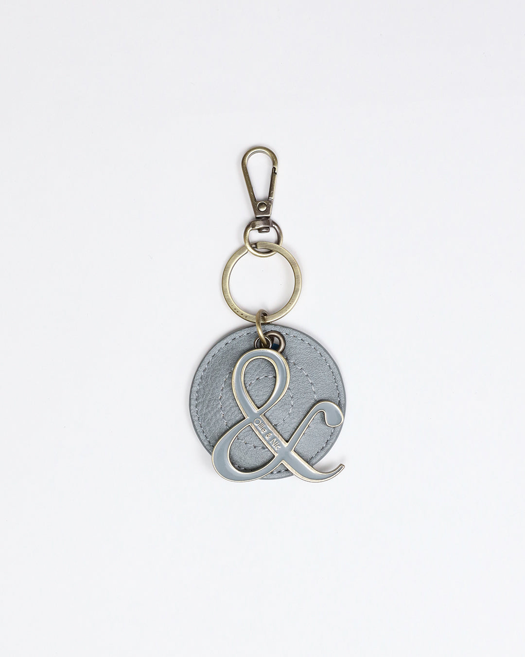 Circle Bag Charm - Duck Egg