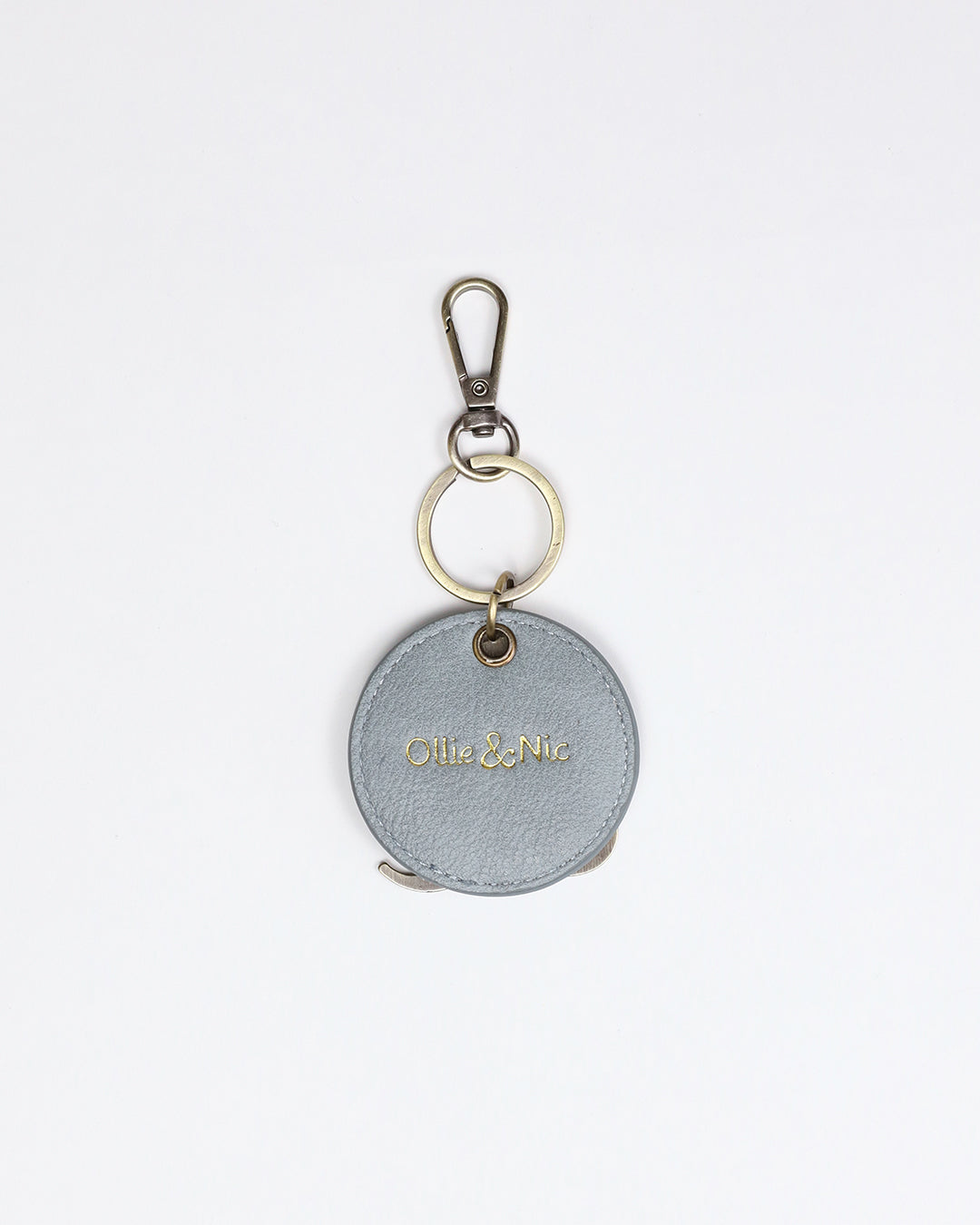Circle Bag Charm - Duck Egg