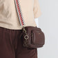 Circle Bag Charm - Chocolate