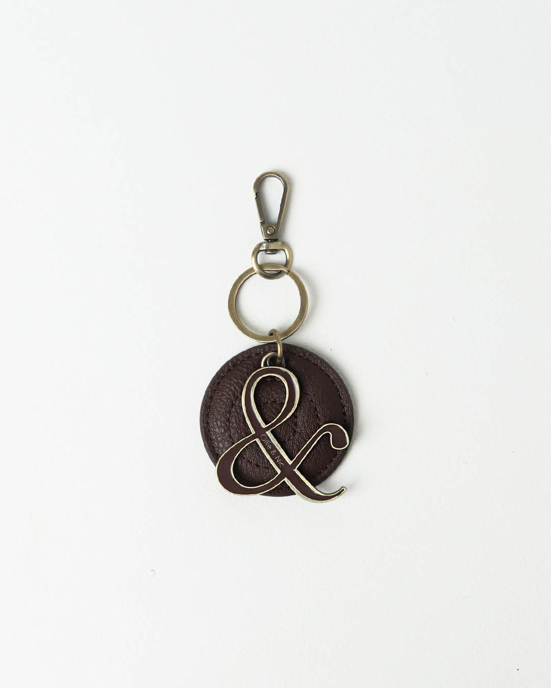 Circle Bag Charm - Chocolate