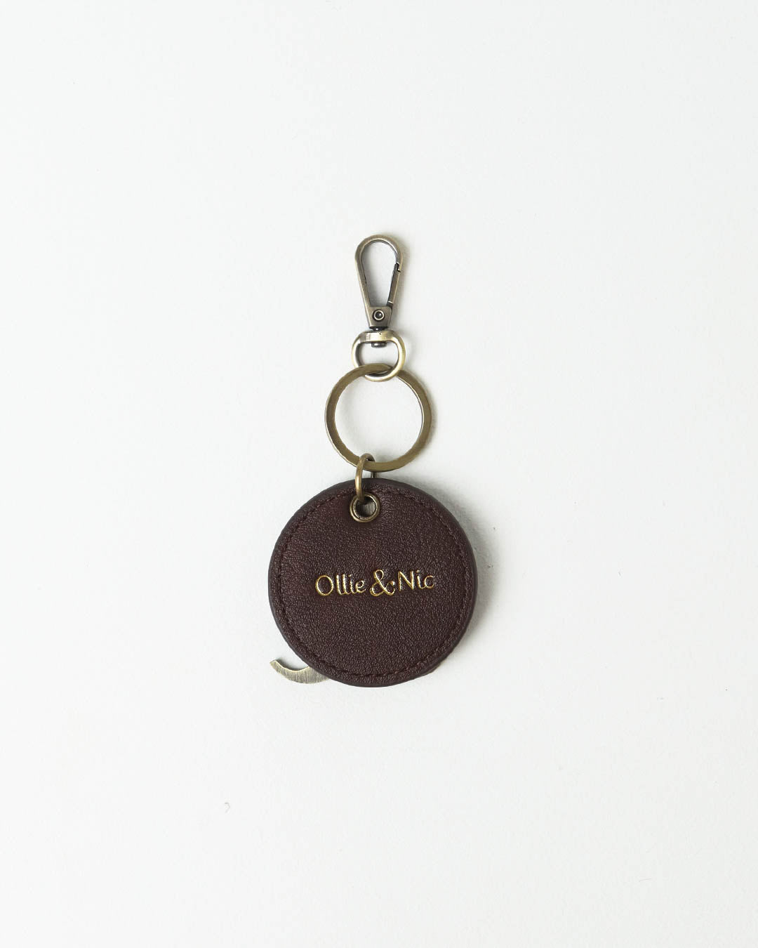 Circle Bag Charm - Chocolate