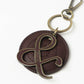 Circle Bag Charm - Chocolate