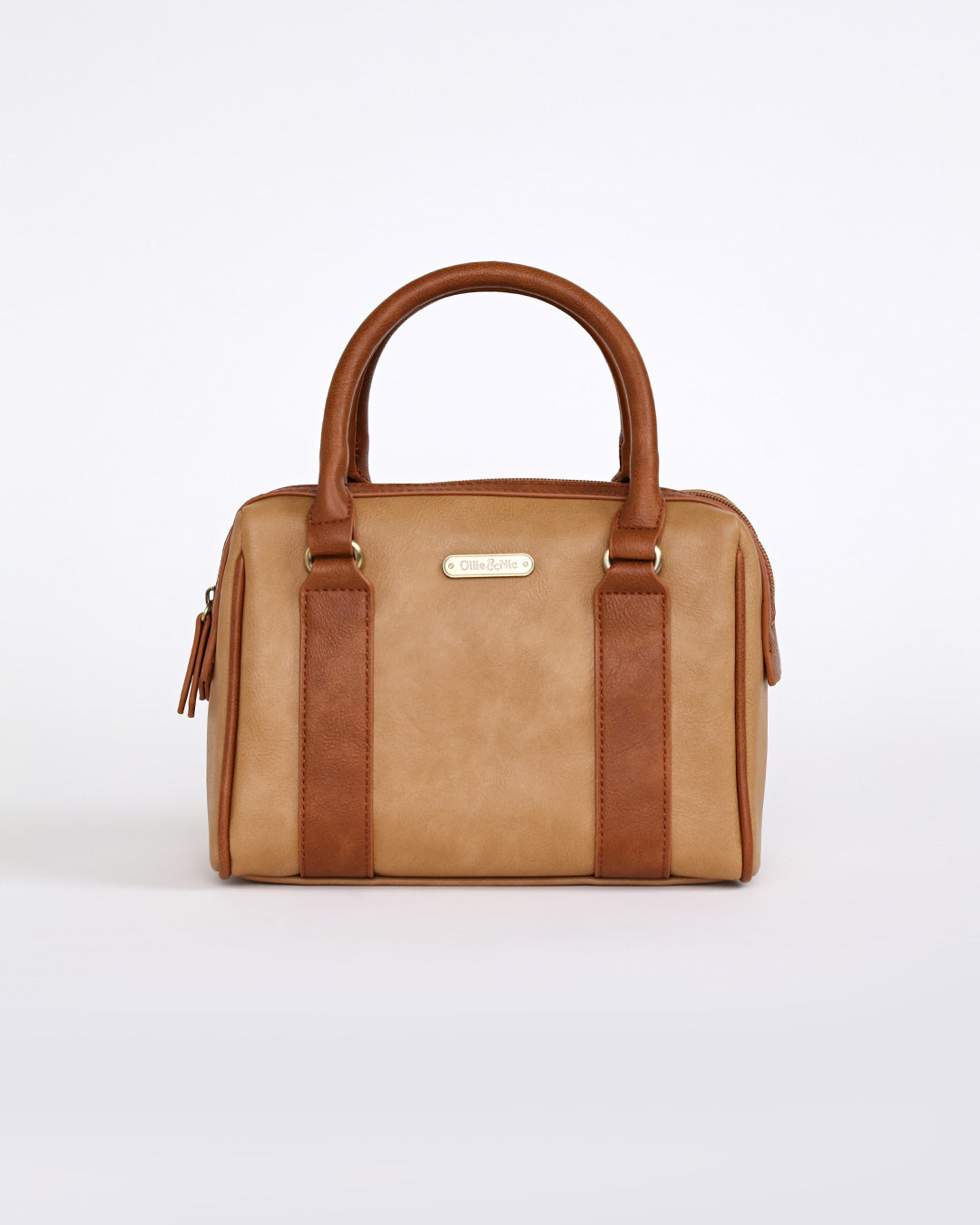 Della Boxy Bowler - Caramel