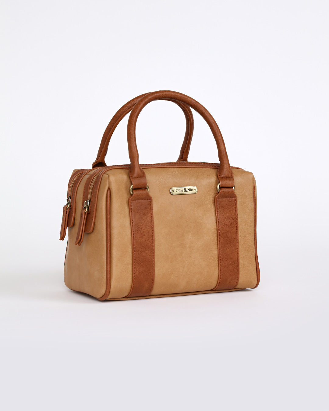 Della Boxy Bowler - Caramel
