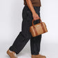 Della Boxy Bowler - Caramel