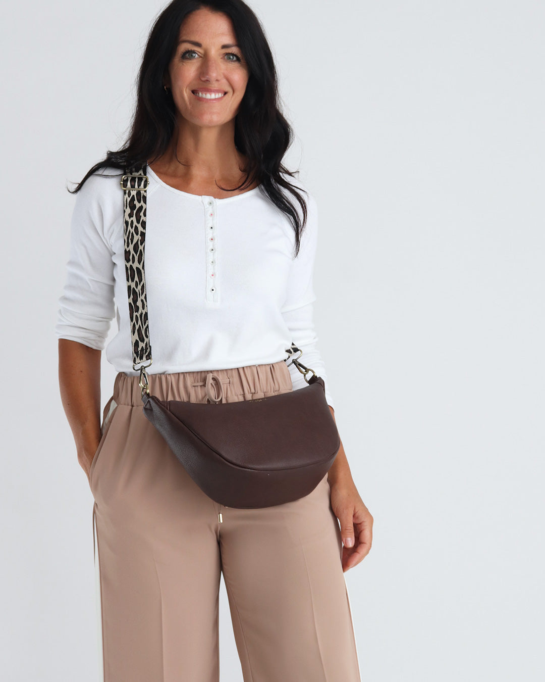 Dempsey Scoop Bag - Chocolate