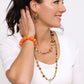 Double Beaded Layer Necklace - Multi