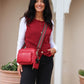Doyle Crossbody - Cherry Red