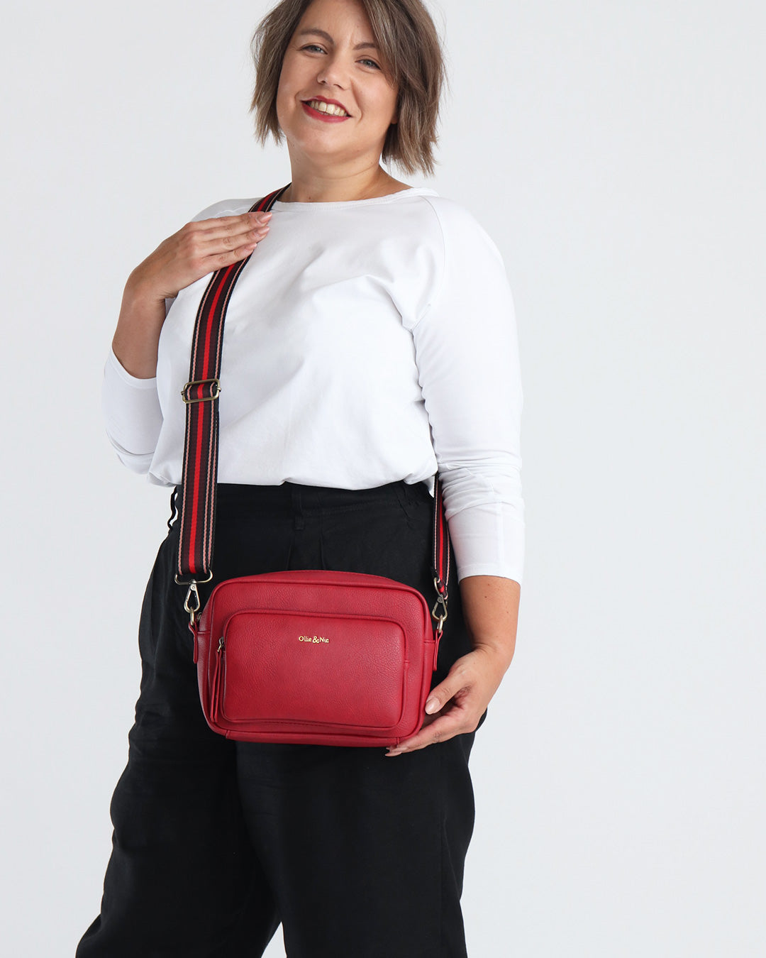 Doyle Crossbody - Cherry Red